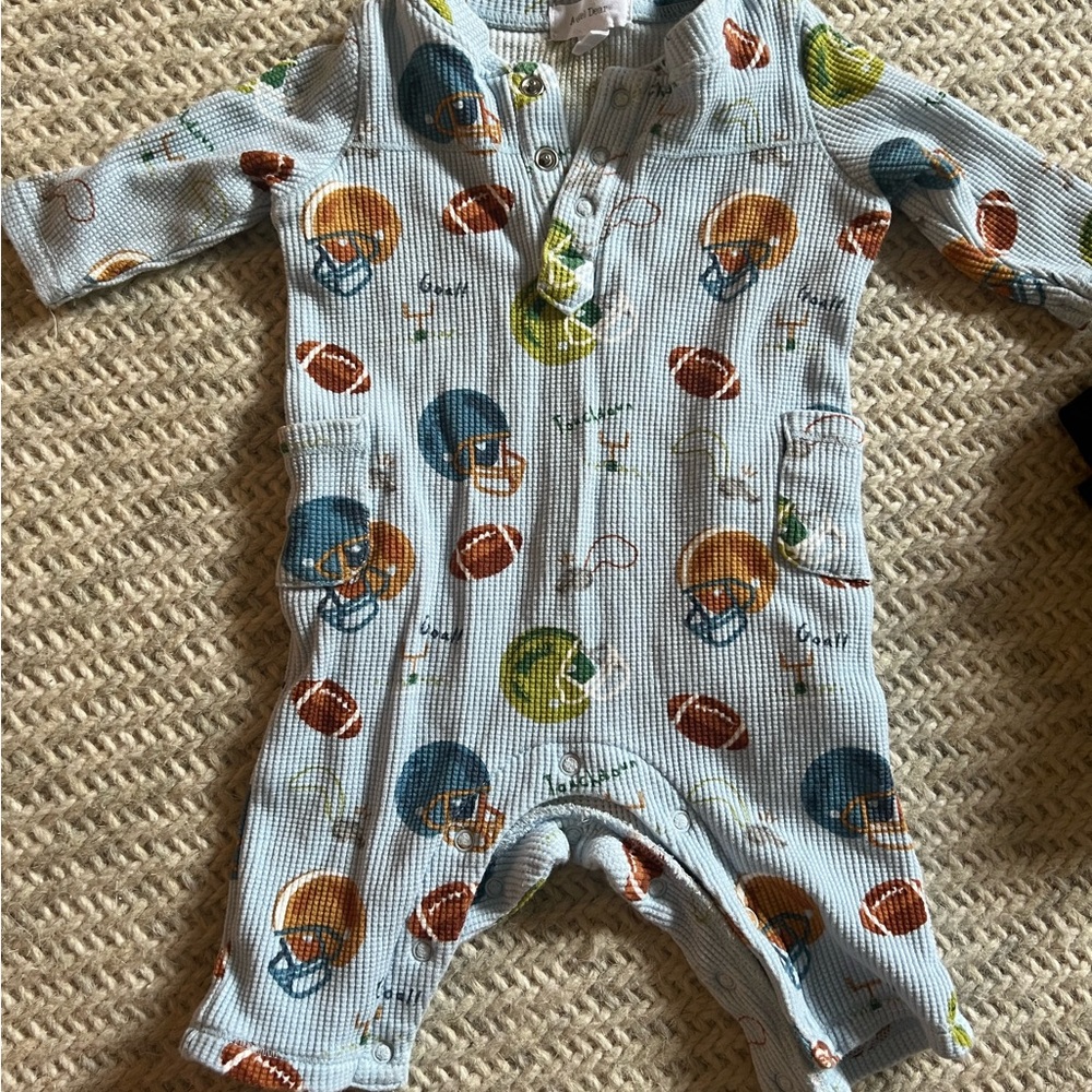Angel Dear Football Onsie. 0-3 months.